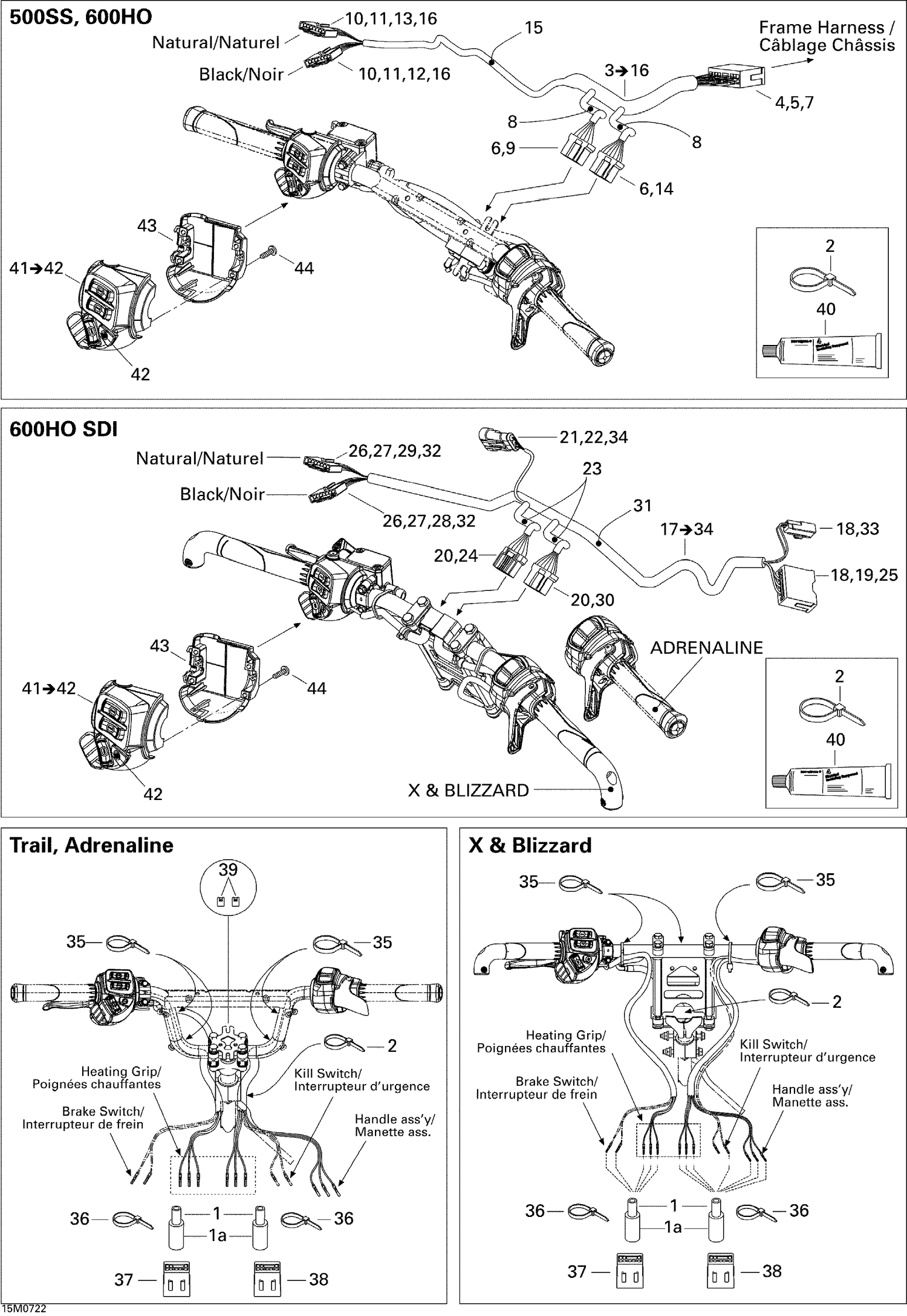 10- Steering Wiring Harness X, BLIZZARD