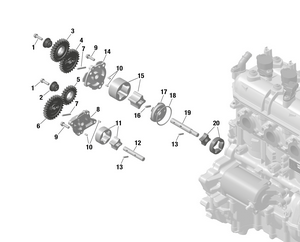 01- Rotax - Oil Pump Schematic