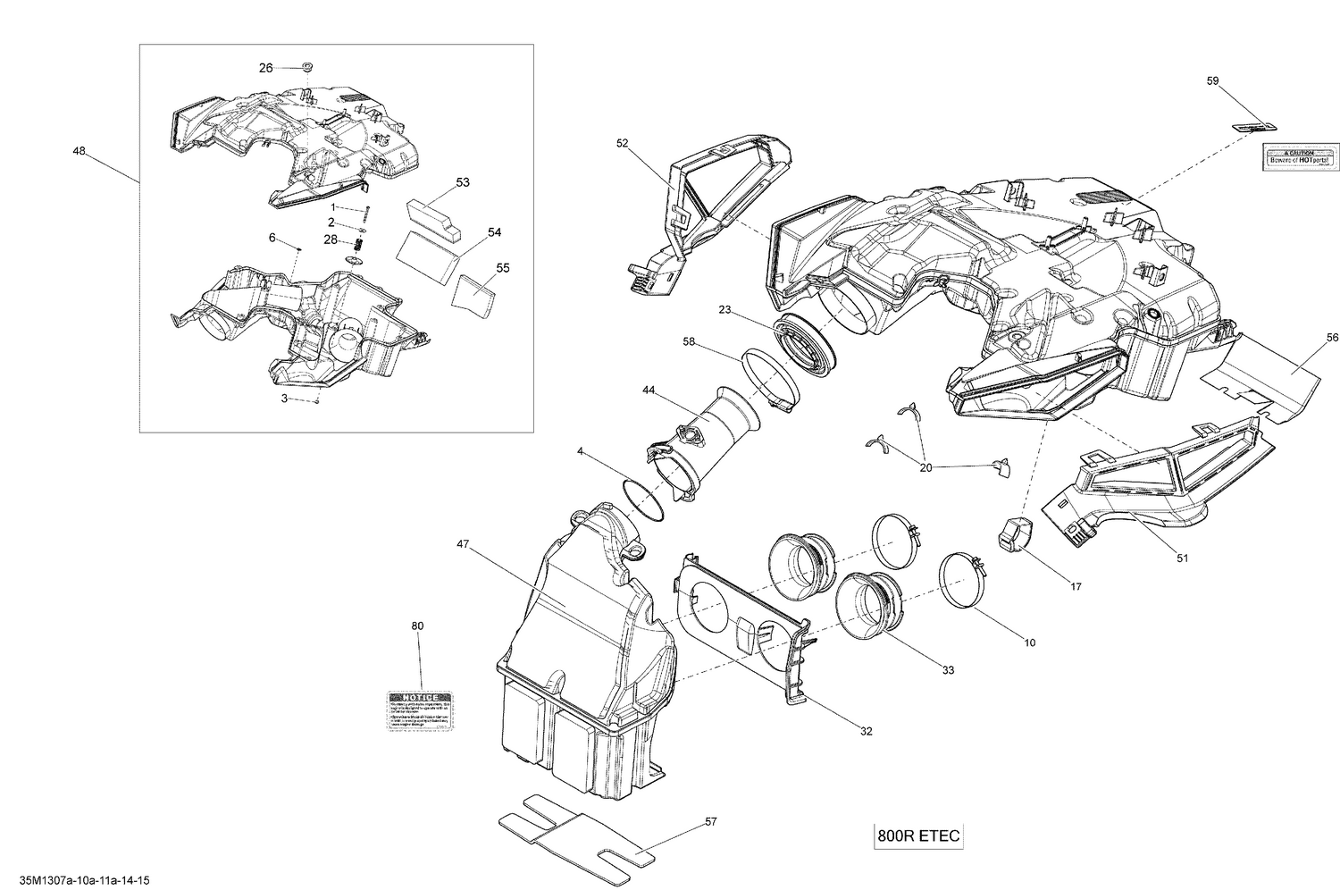 02- Air Intake System 800RETEC