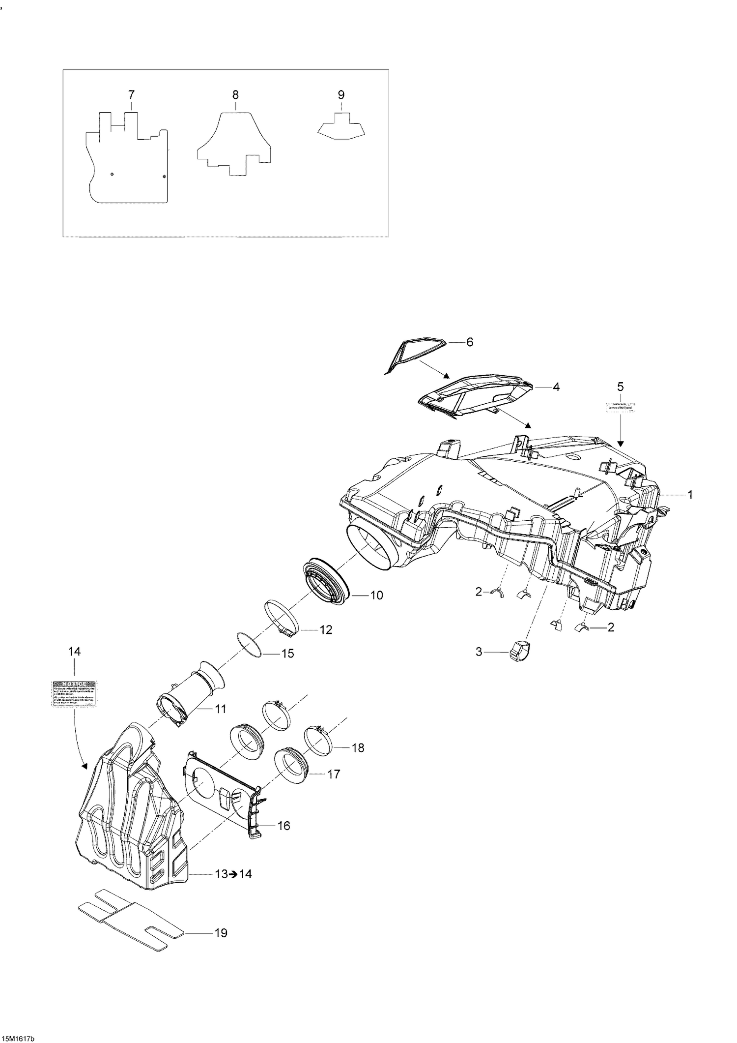 02- Air Intake System - 600 E-TEC