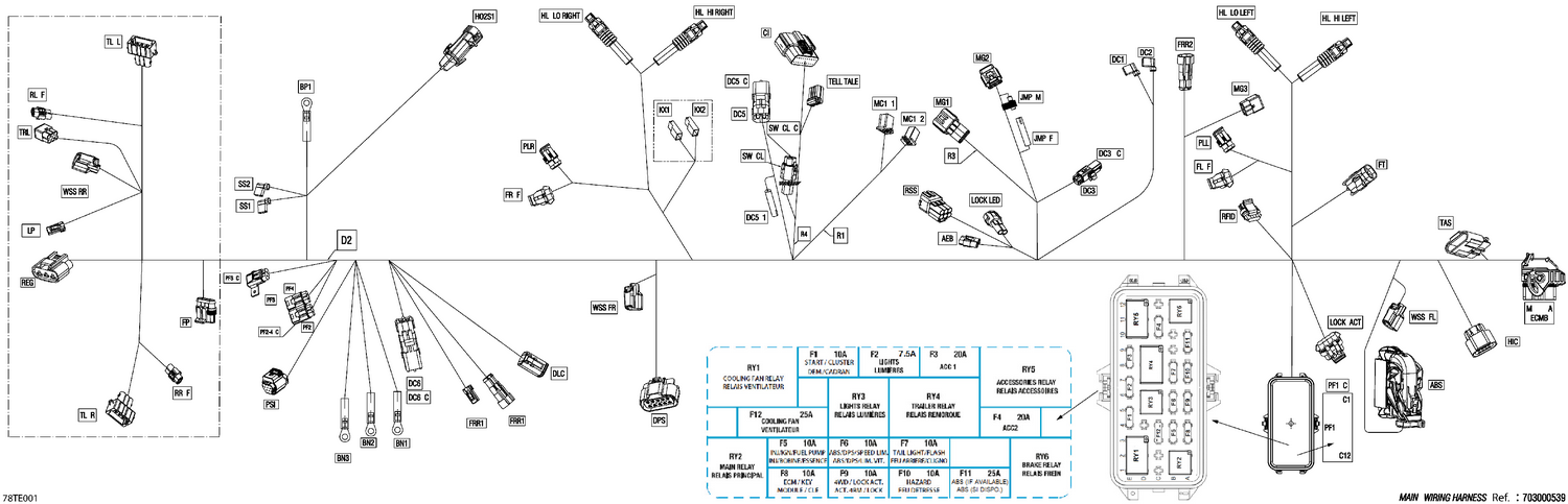 08- Electric - Main Harness - 710009781