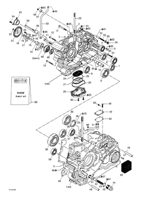 01- Crankcase Schematic