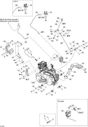 01- Engine And Engine Support Schematic
