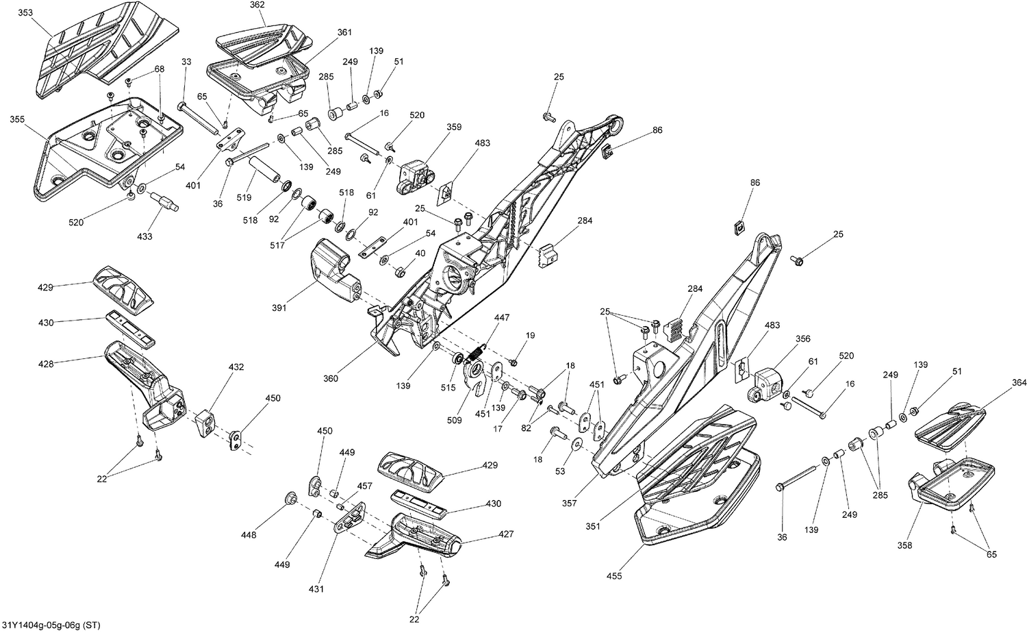 09- Body And Accessories Footrest_31Y1404g