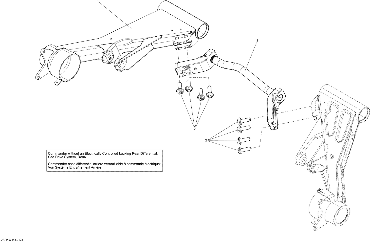 08- Rear Suspension - With Locking Rear Differential_26C1402a