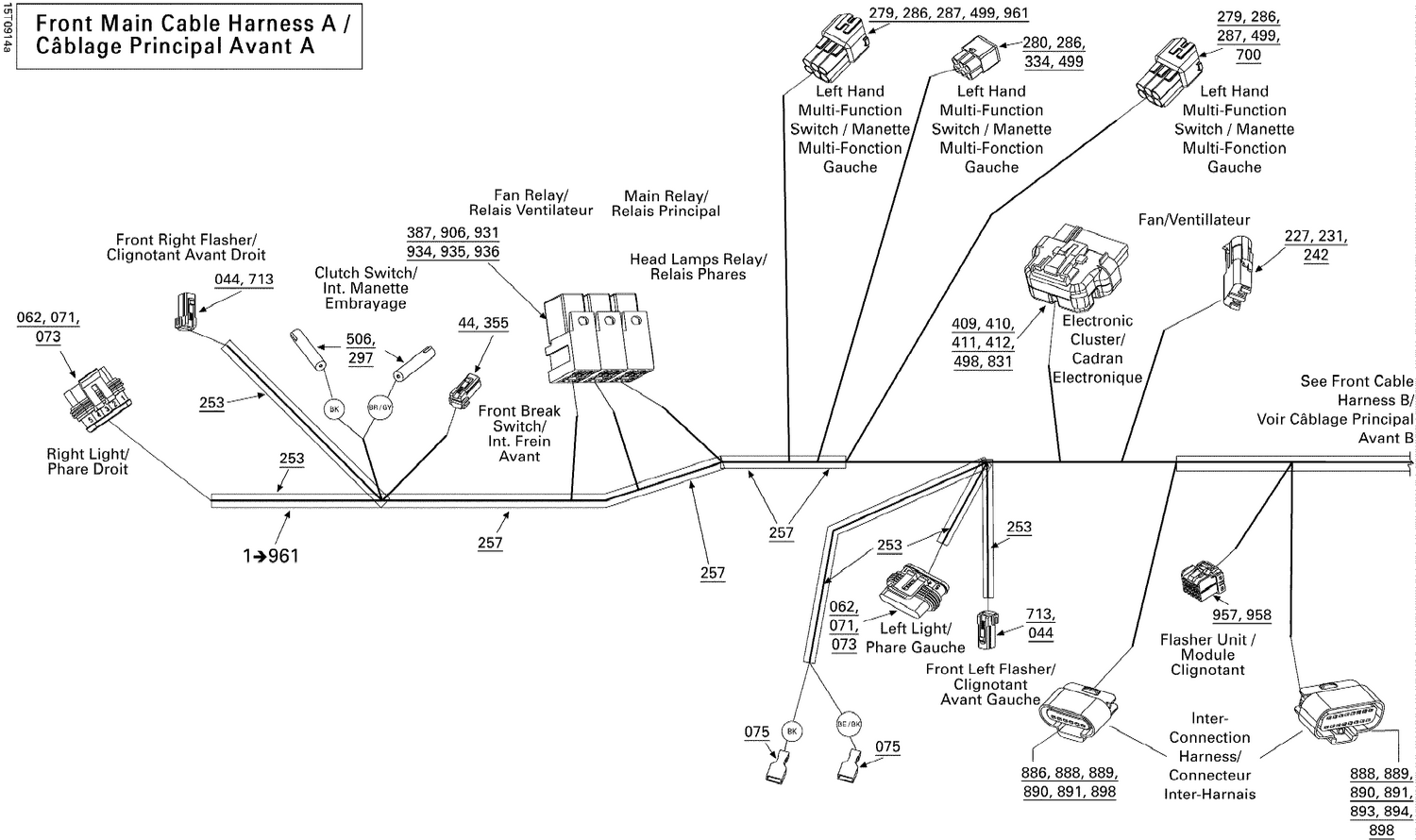 10- Electrical Harness, Front Section
