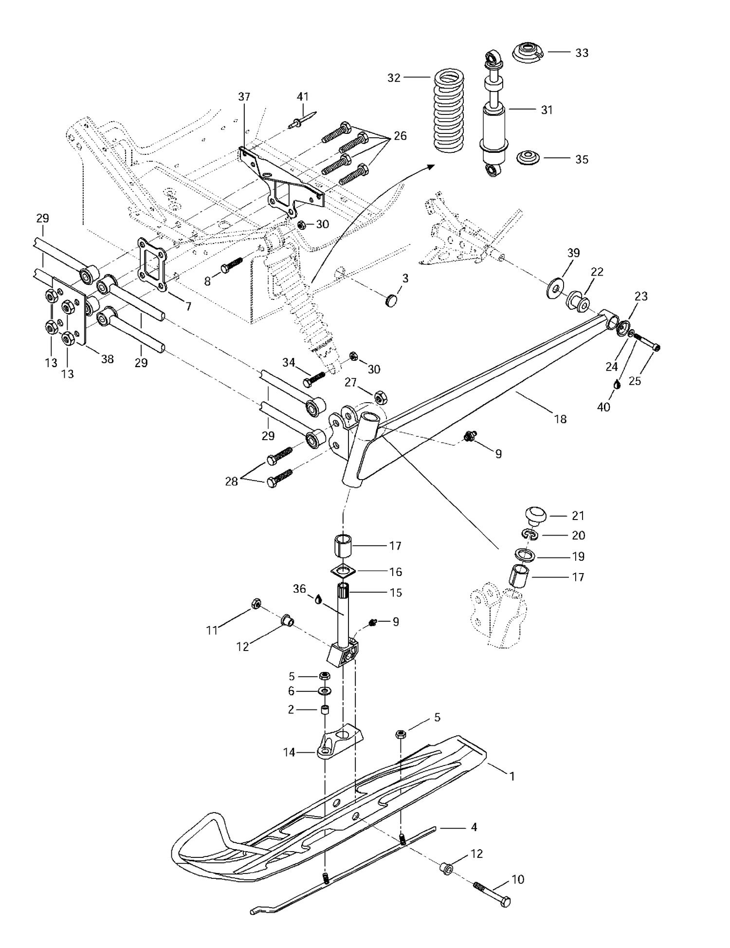 07- Front Suspension And Ski