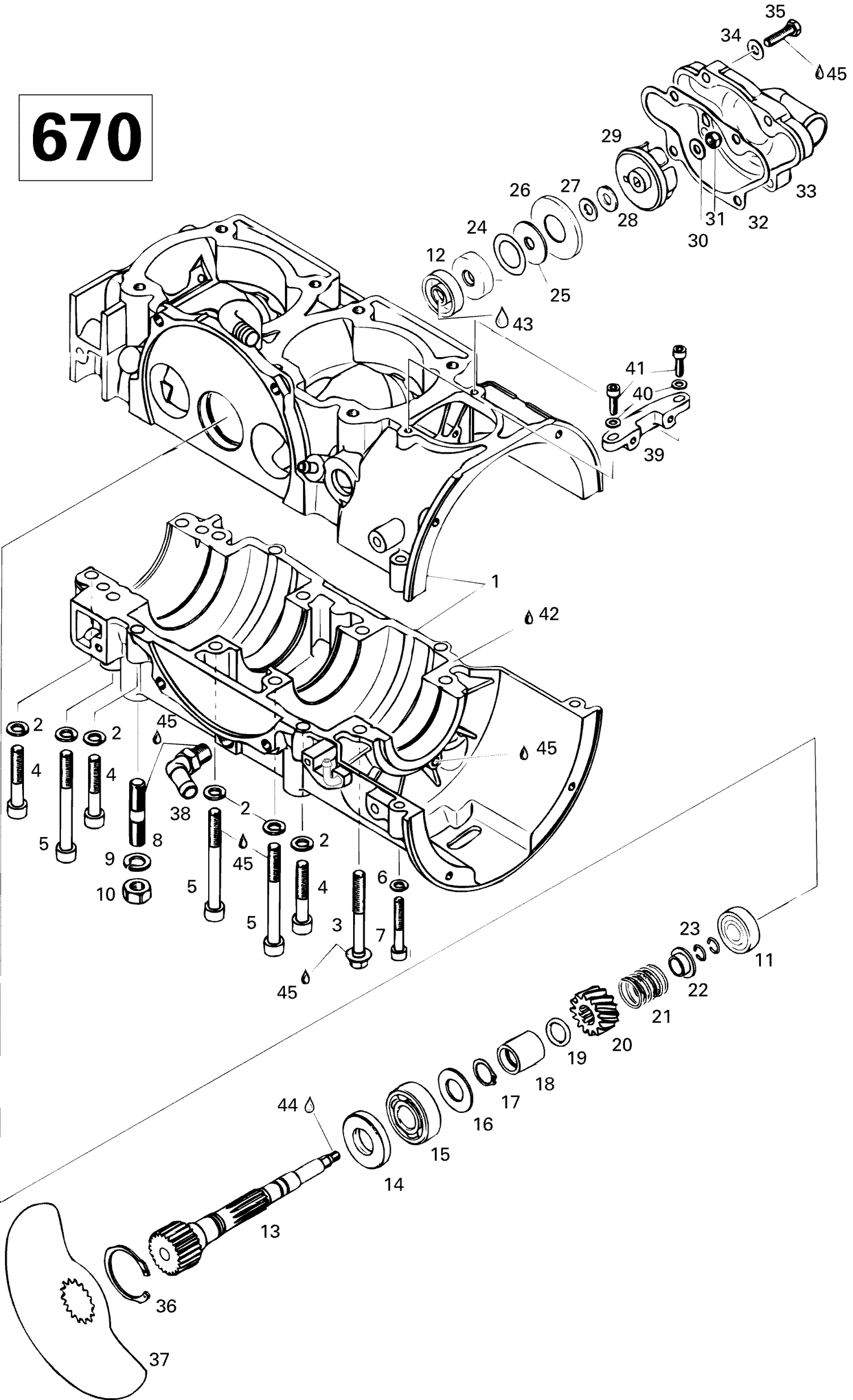 01- Crankcase (670)