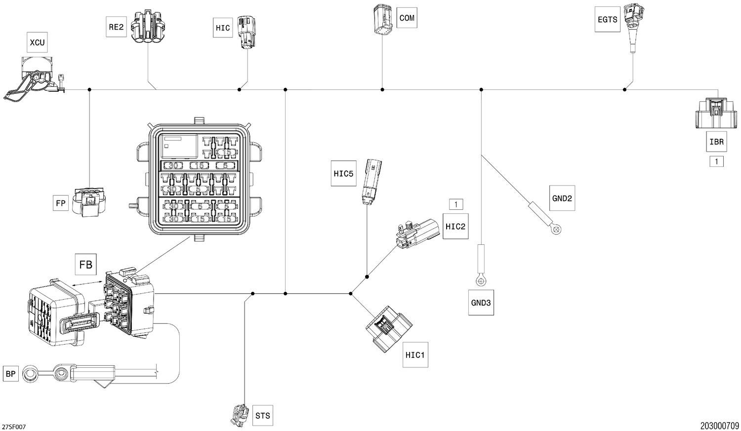 02- Electric - Main Harness - 278004458