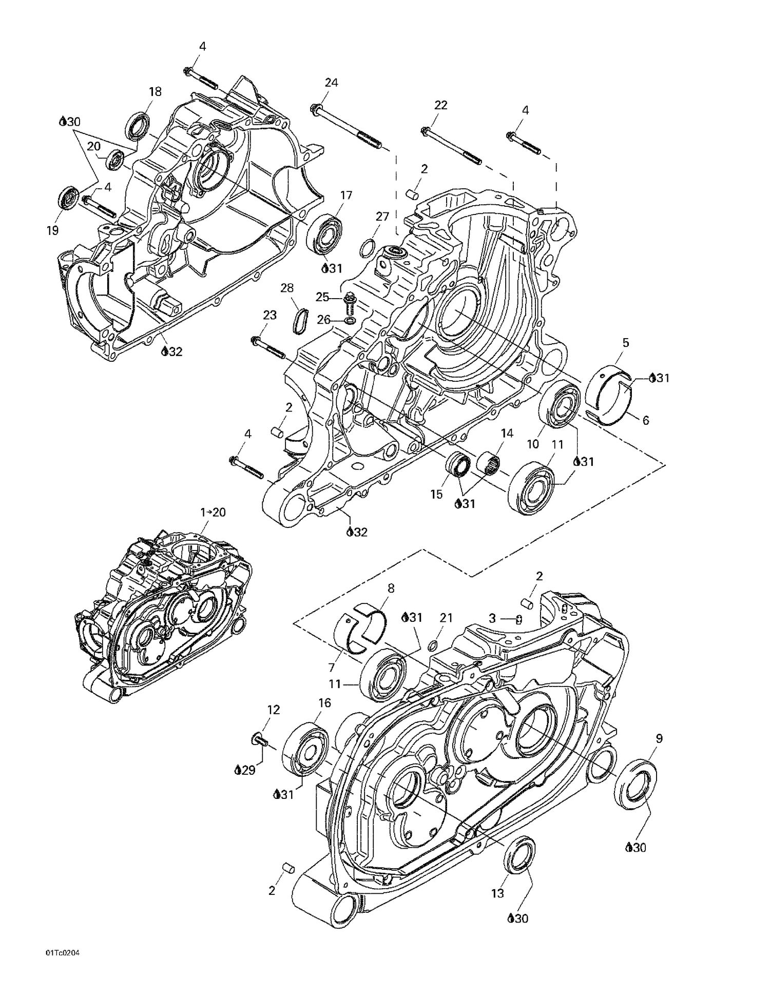 01- Crankcase