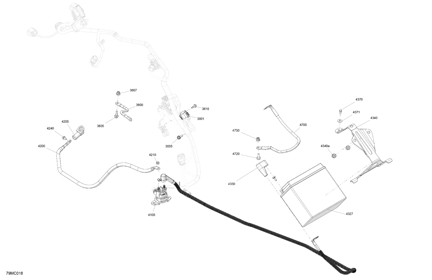 08- Electric - Lower Section - Model With Electric Start