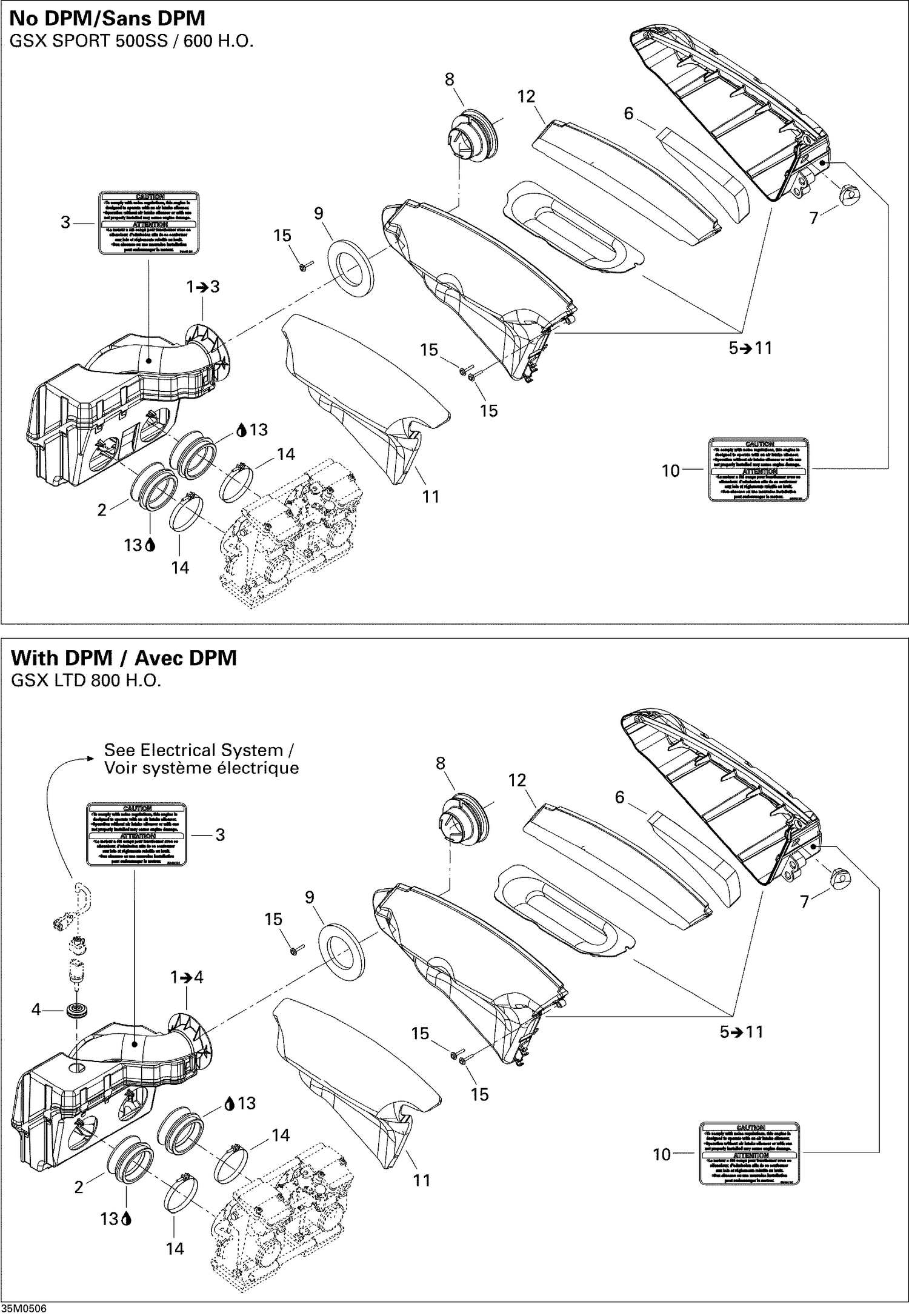 02- Air Intake System 600HO