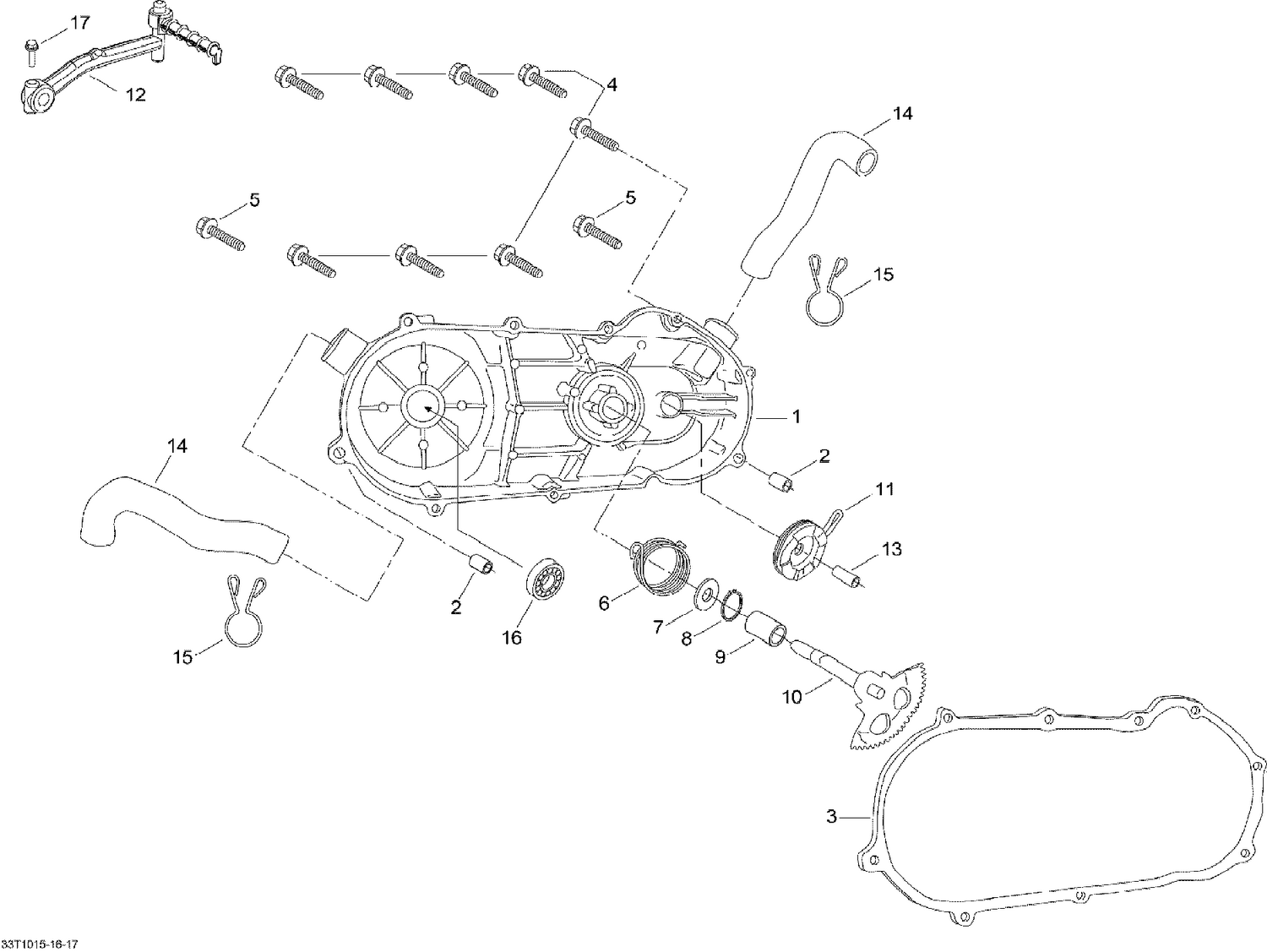 05- CVT Cover And Kick Stater