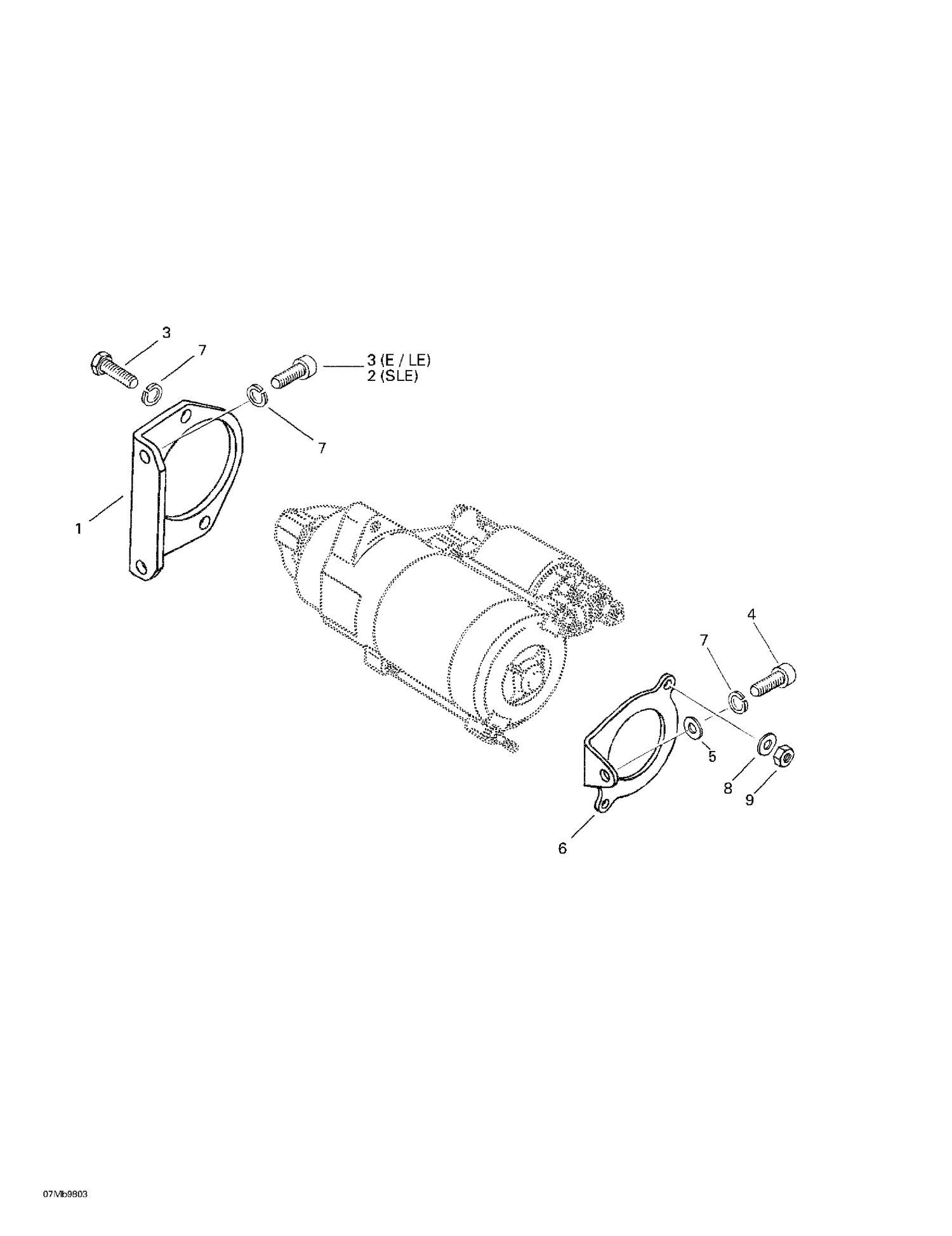 04- Electric Starter Bracket