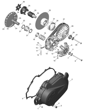01- Rotax - Transmission Schematic