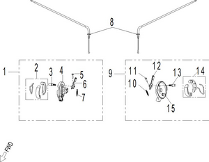 03- Mechanic - Front Brake 70 Schematic