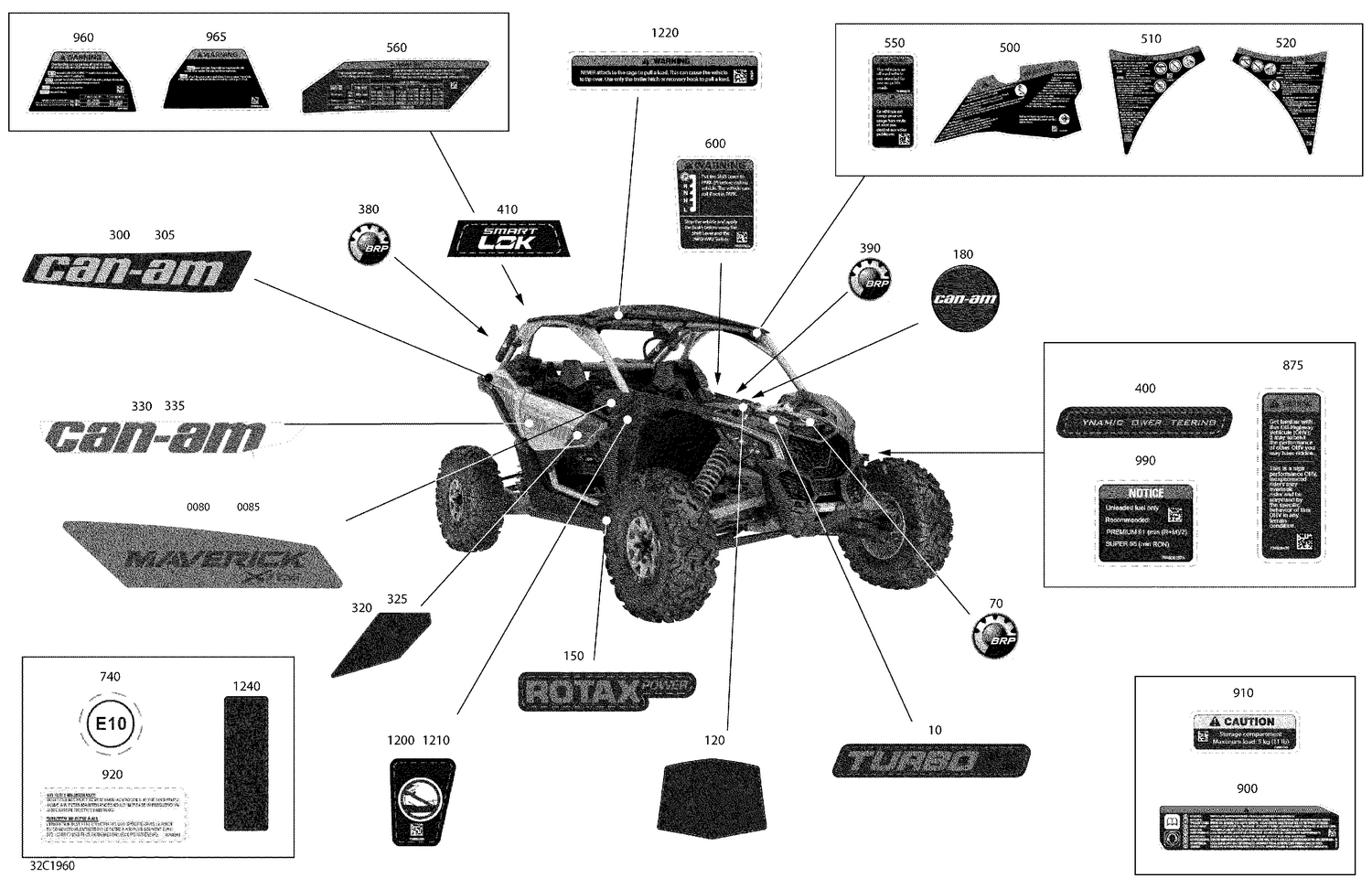 09- Decals - Turbo R - Package XRS - International