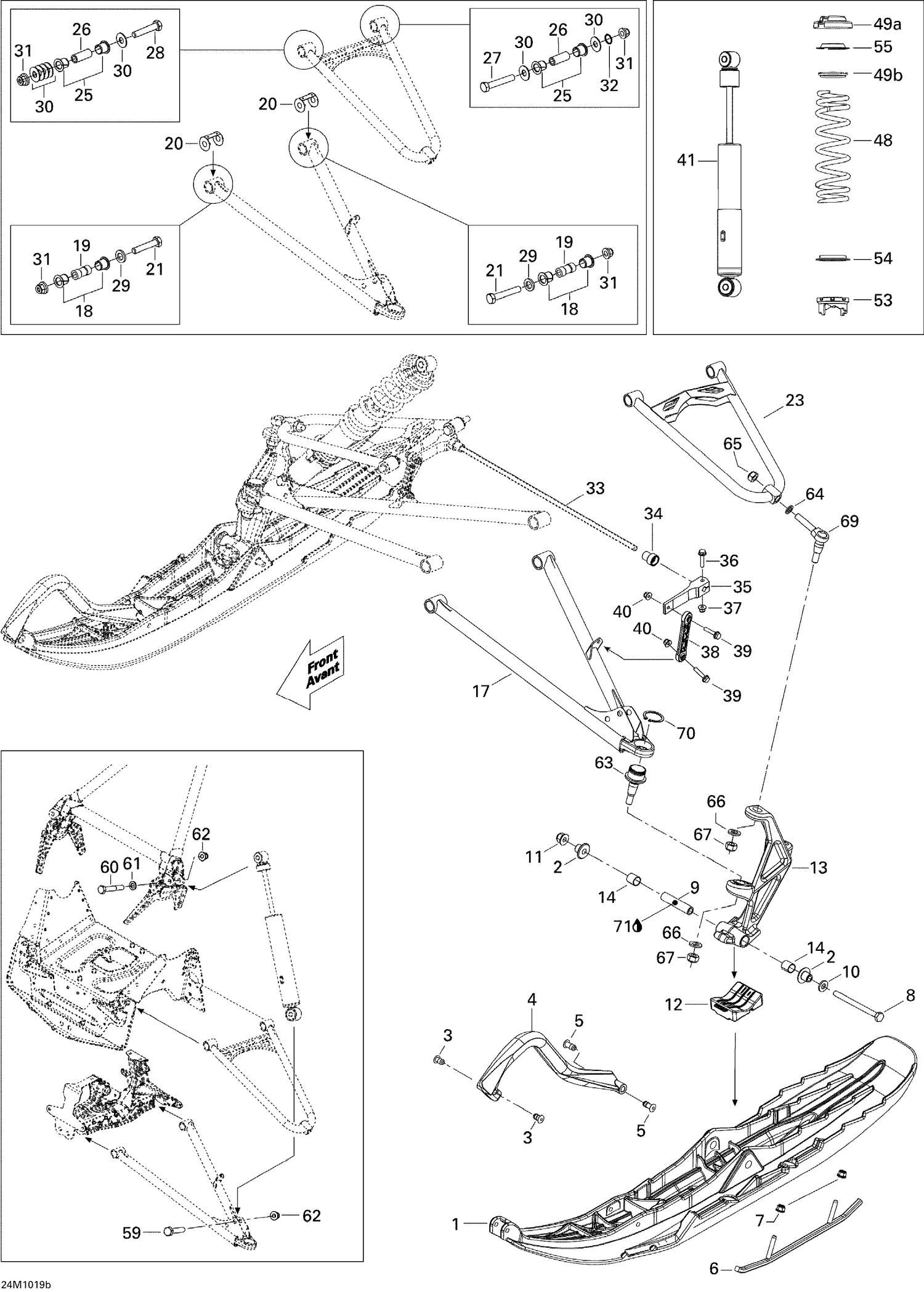 07- Front Suspension And Ski SE 1200, Europe