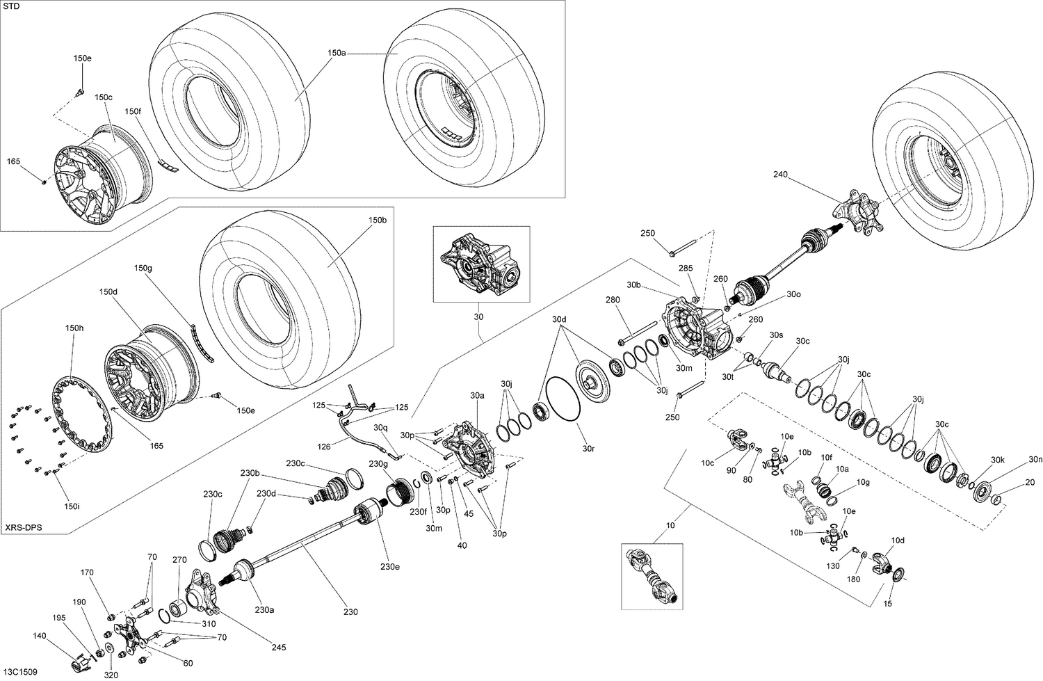 08- Drive System, Rear _13C1509