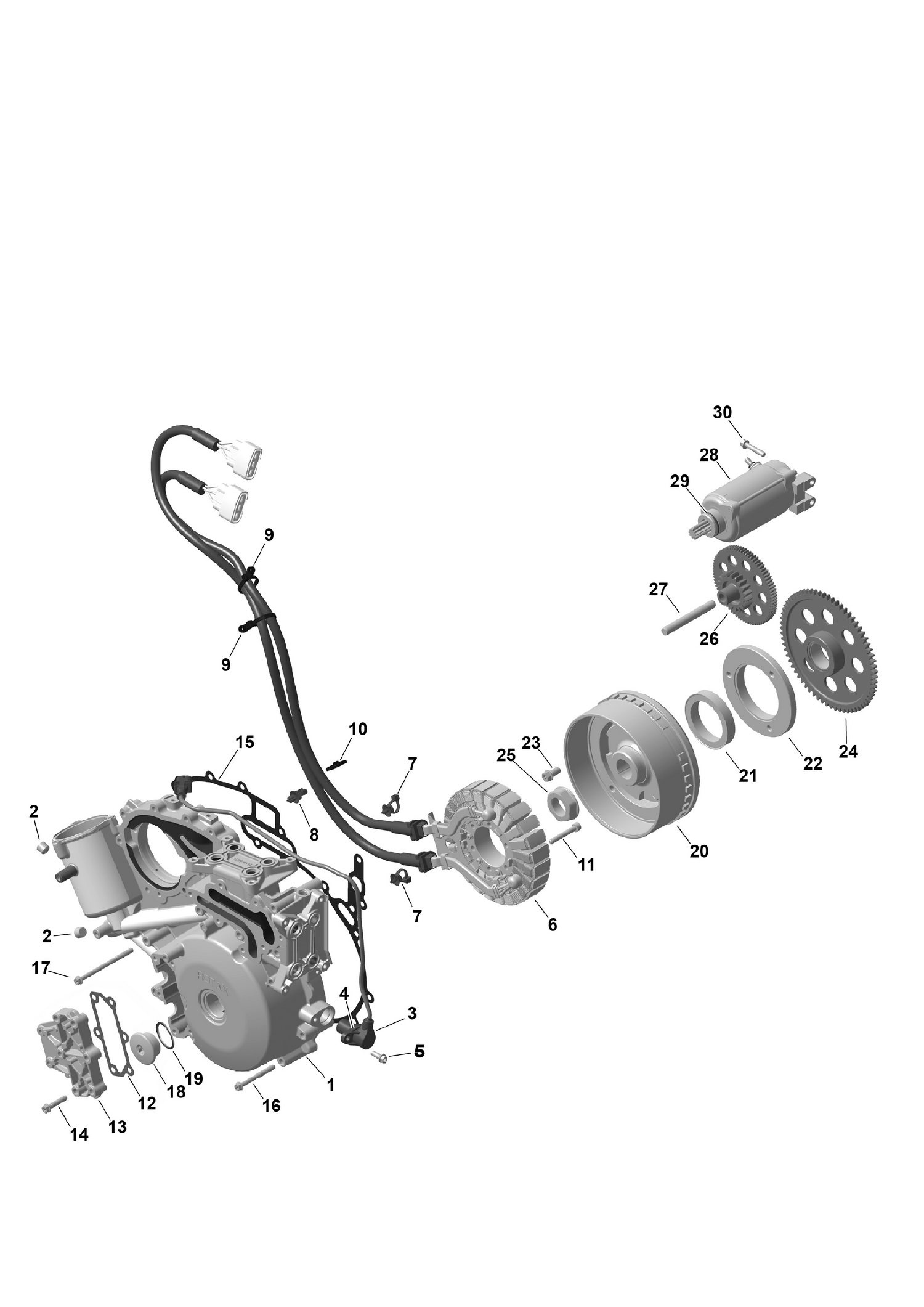 01- ROTAX - Magneto and Electric Starter
