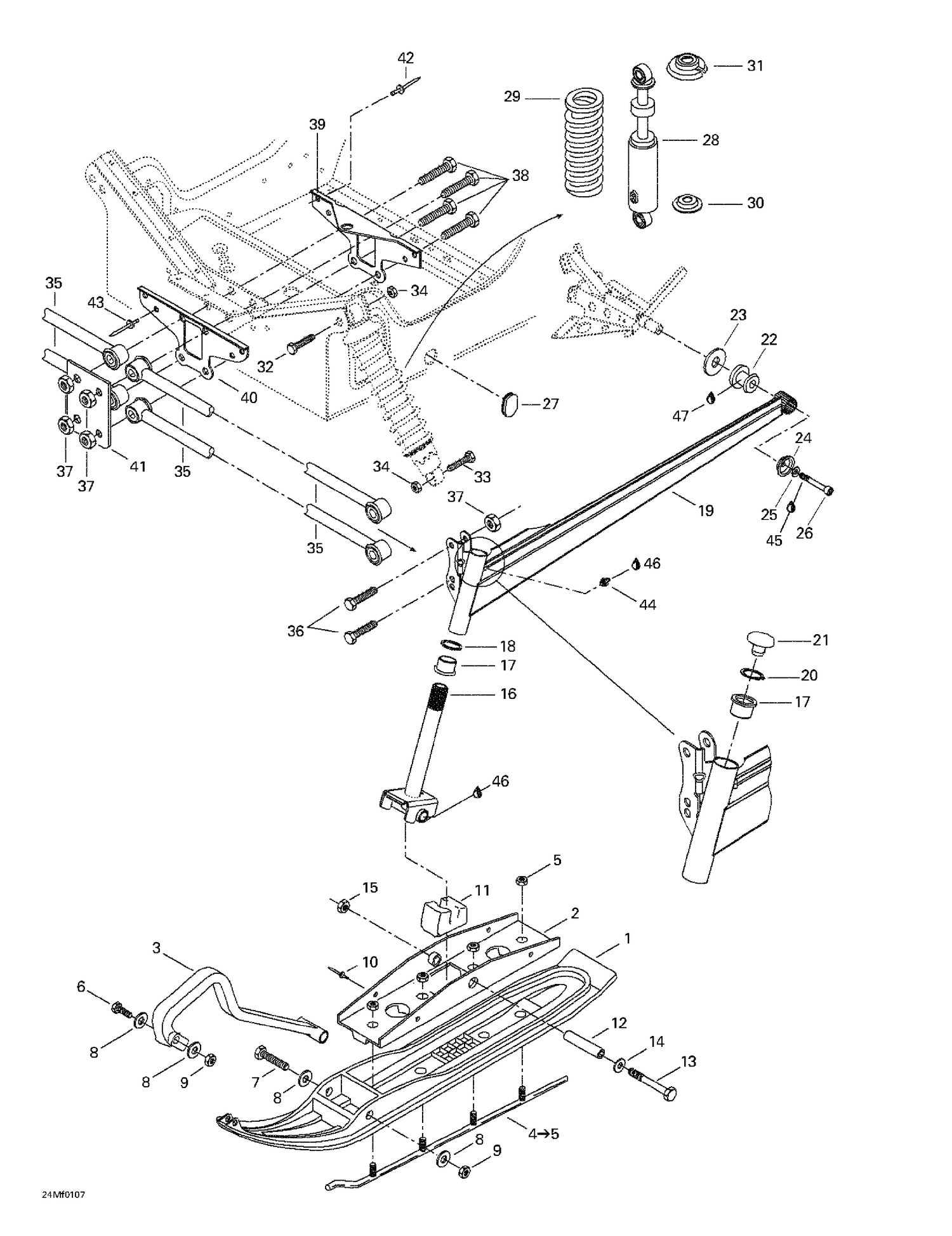 07- Front Suspension And Ski