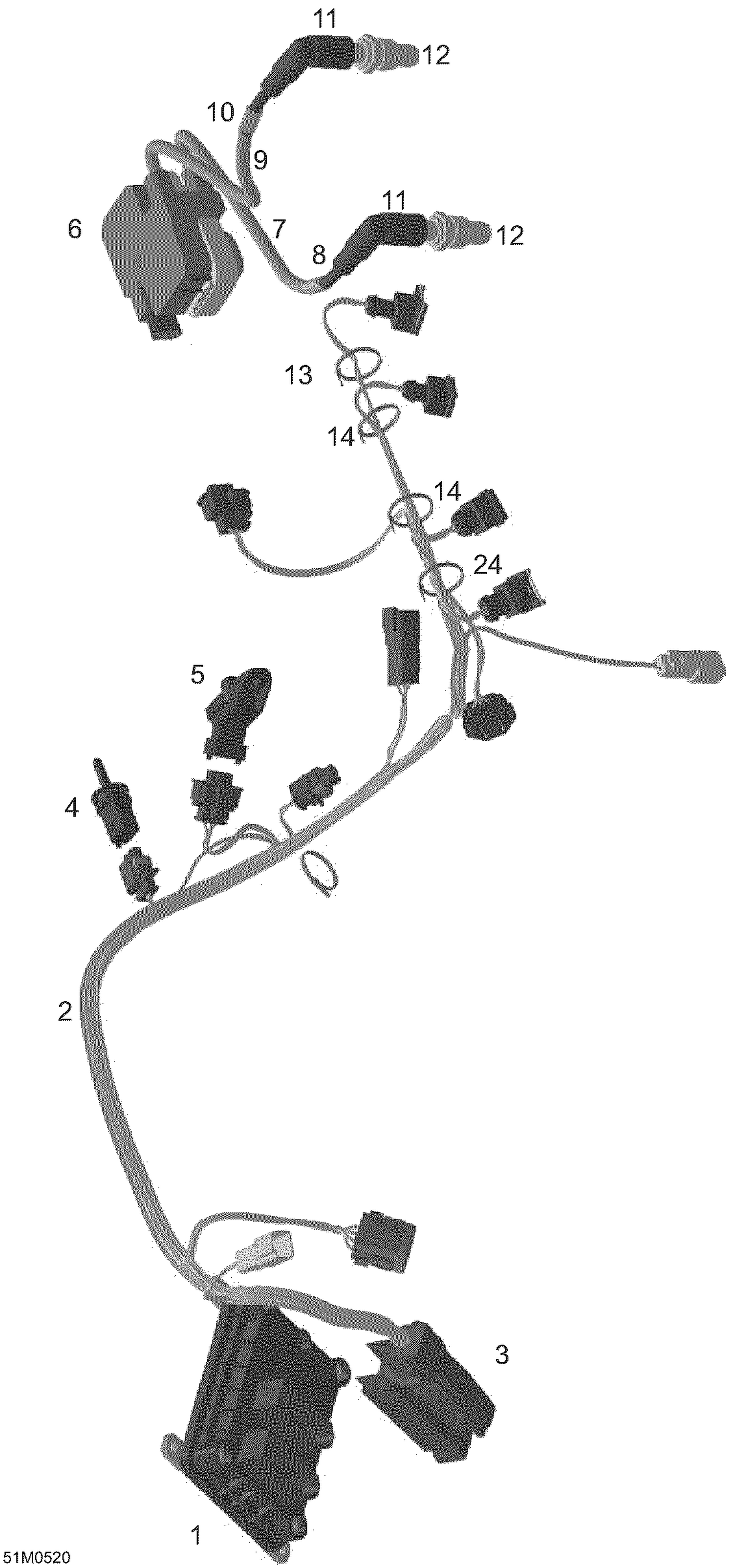 10- Engine Harness And Electronic Module