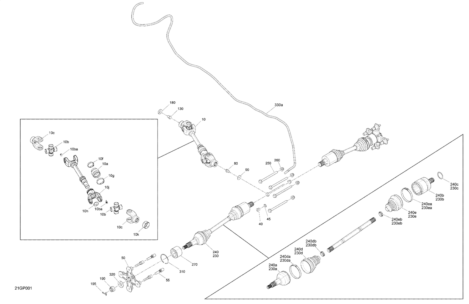 04- Drive - Rear - Common Parts - NO MAX