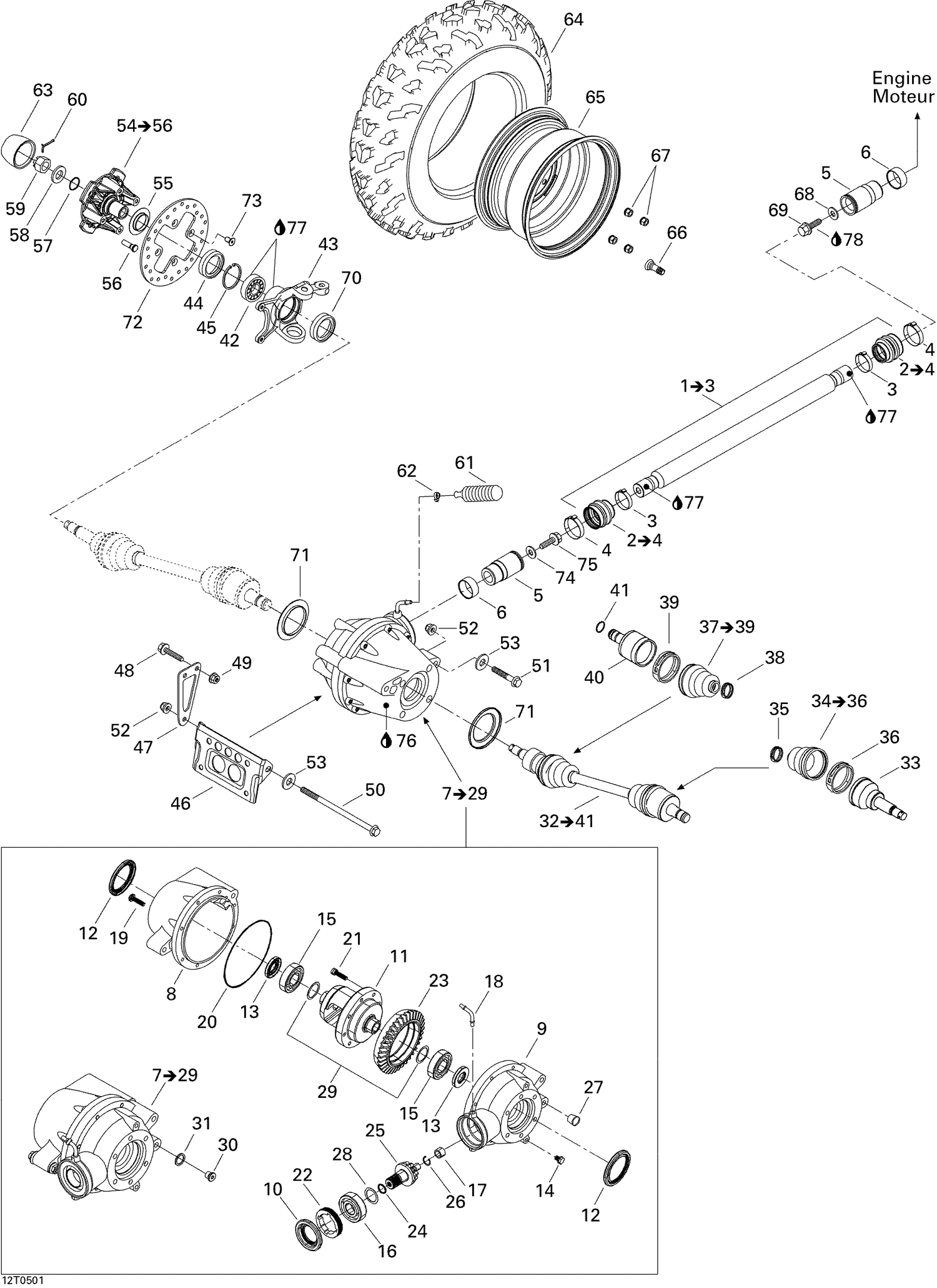 07- Drive System, Front