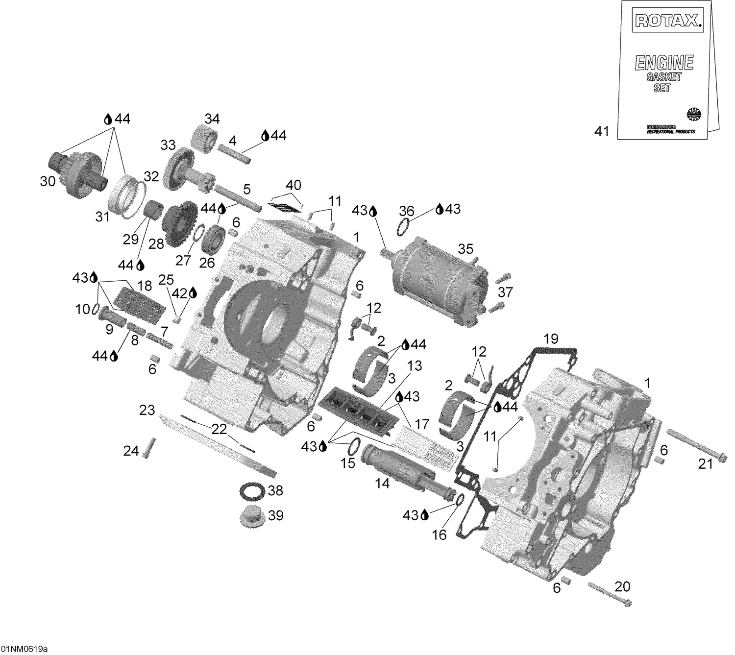 01- Crankcase And Starter