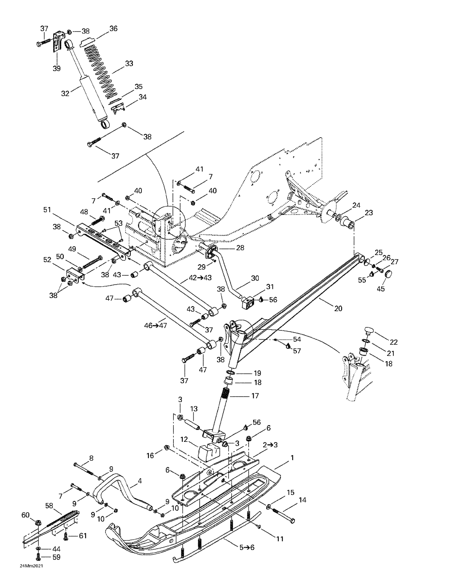 07- Front Suspension And Ski