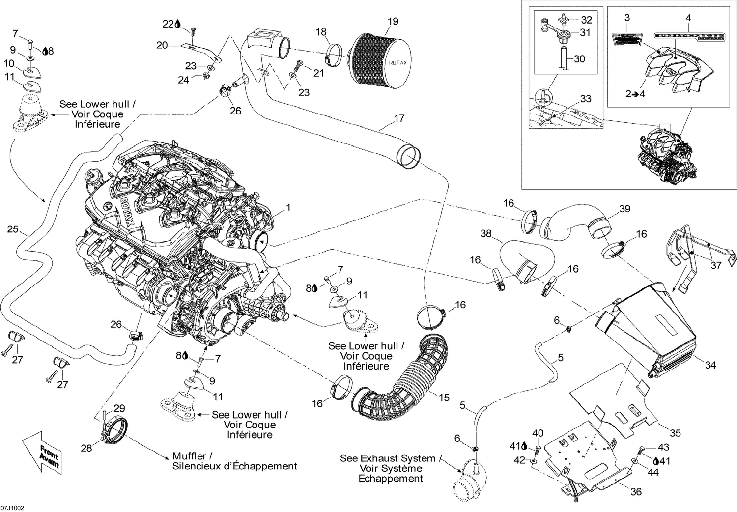 01- Engine And Air Intake Silencer
