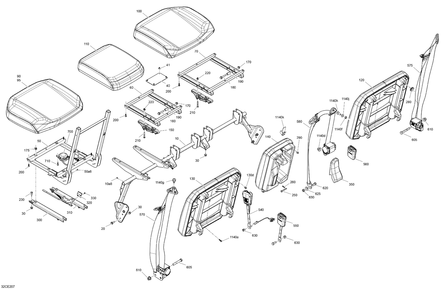 07- Body - Seat - Front Section