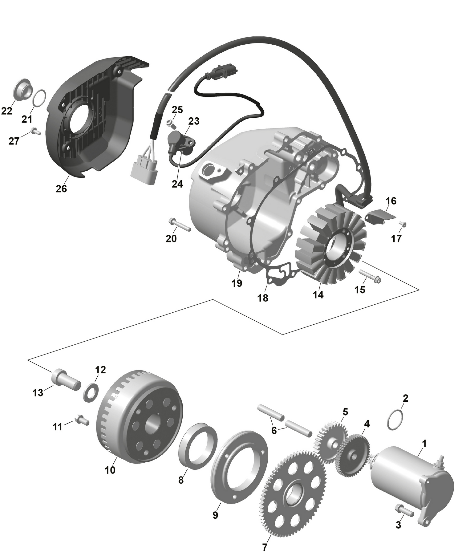 01- ROTAX - Magneto and Electric Starter