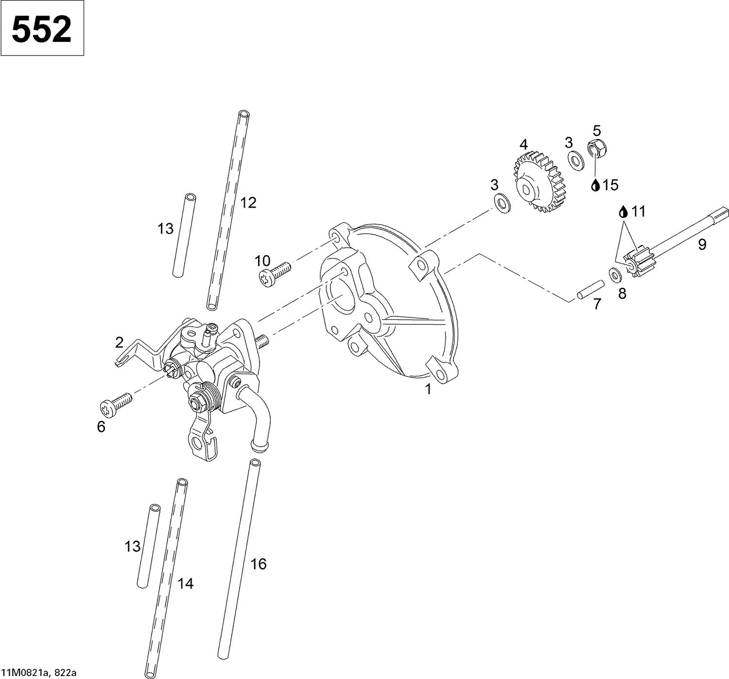 02- Oil Pump 550F