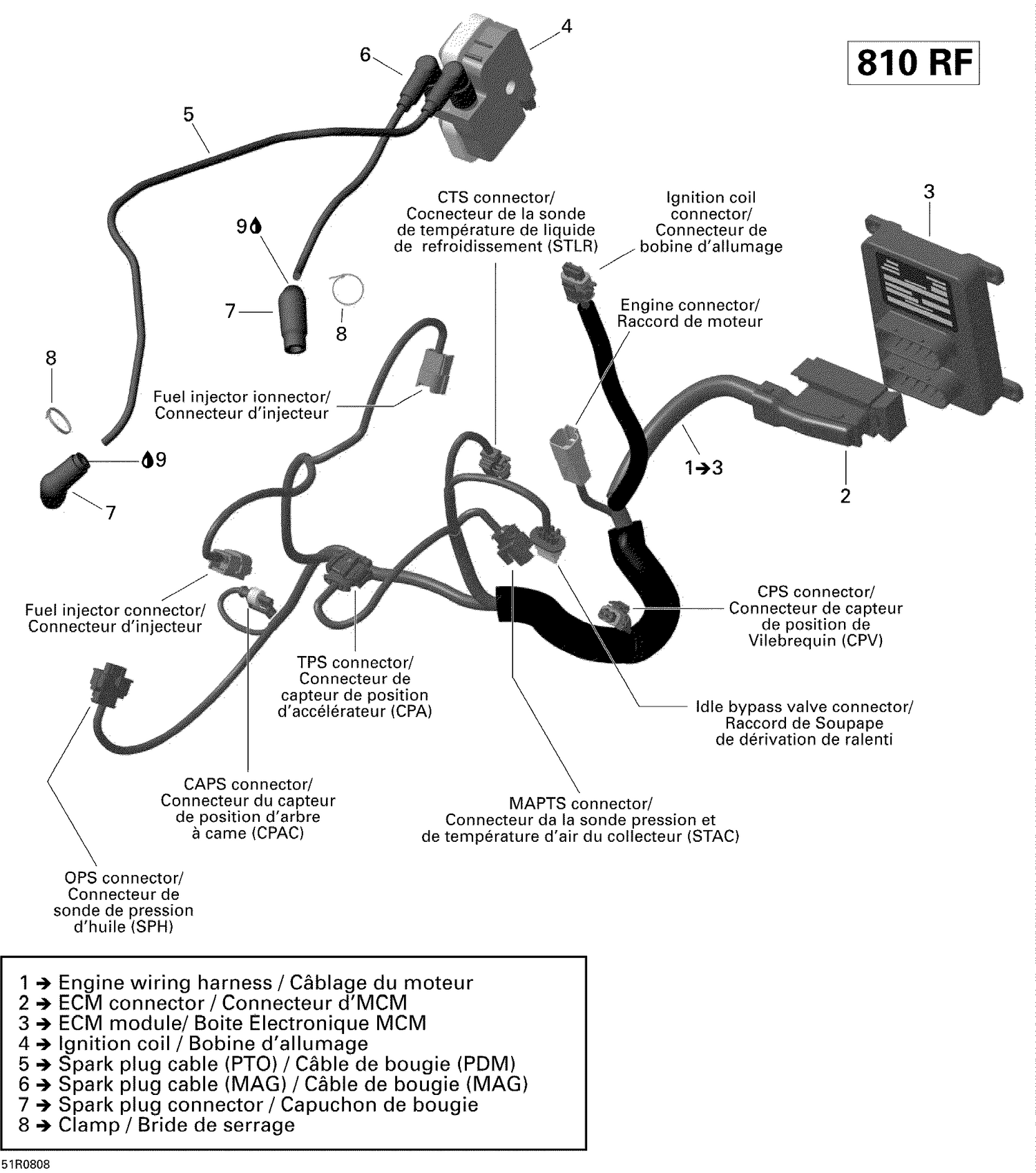 10- Engine Harness And Electronic Module
