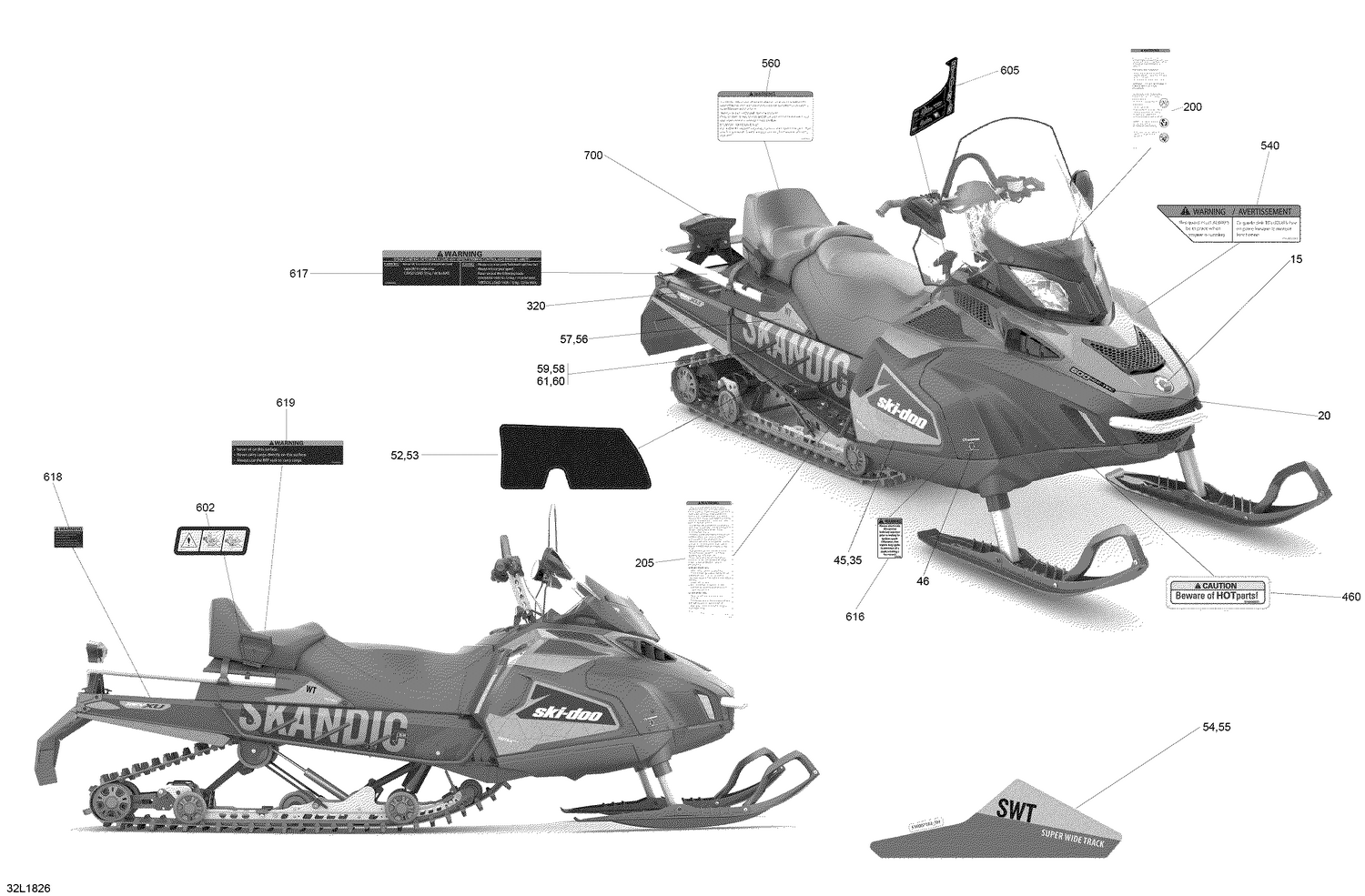 09- Decals Scandic - 600HO E-TEC