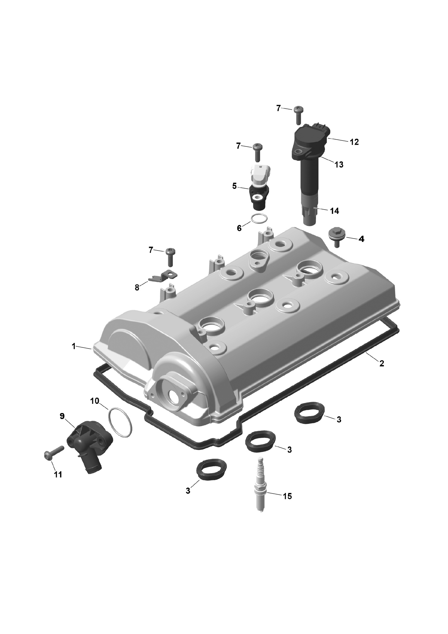 01- ROTAX - Valve Cover