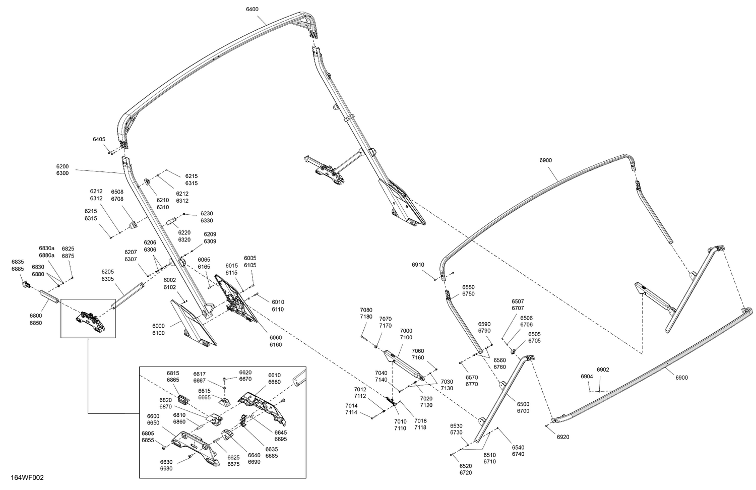 05- CANVAS - Bimini Top Rear Section