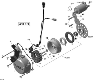 03- Magneto And Electric Starter Schematic