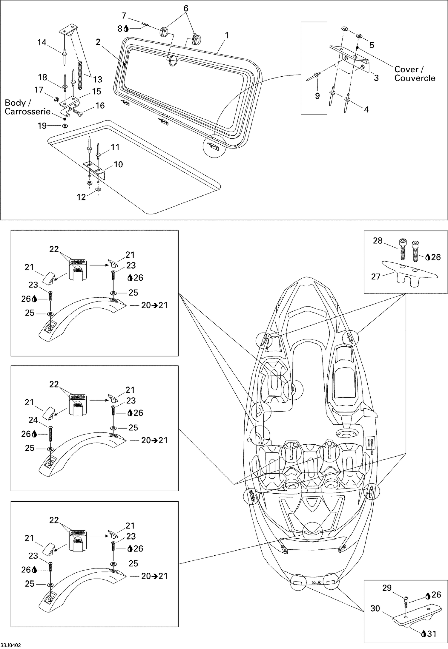 09- Central Cover and Accessories