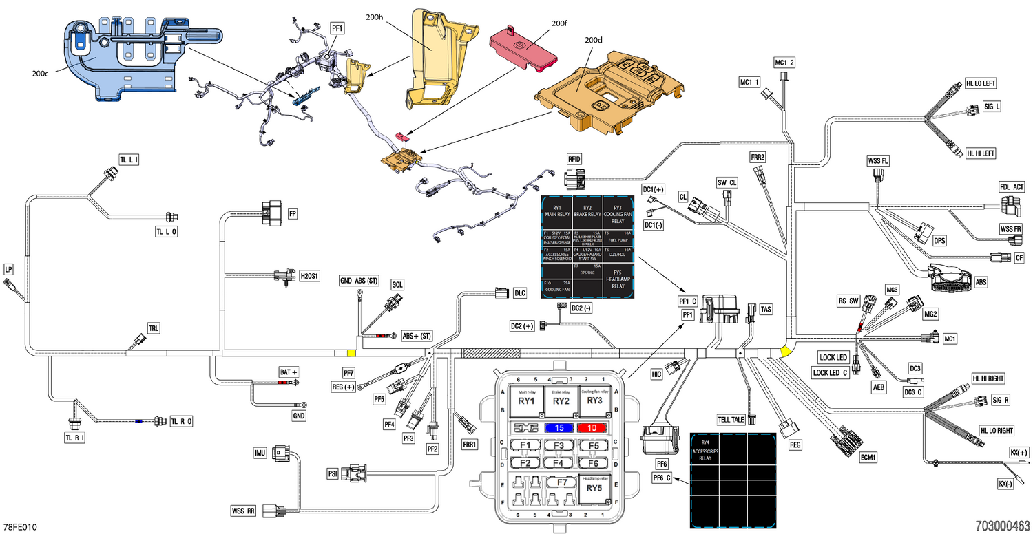 08- Electric - Main Harness - 710009384