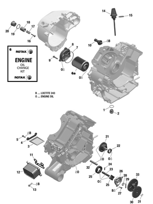 01- Rotax - Engine Lubrication Schematic