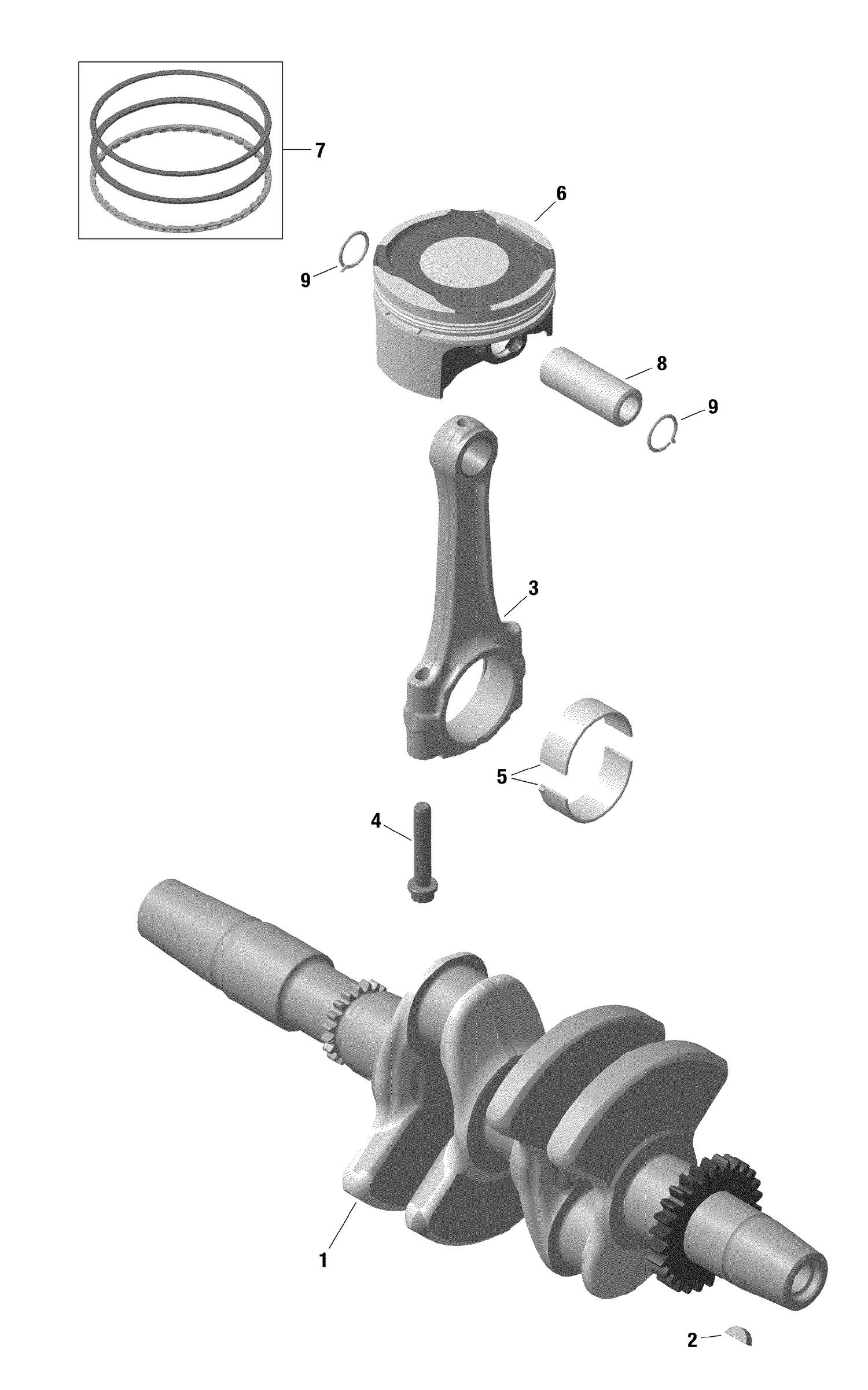 01- Engine - Crankshaft And Pistons