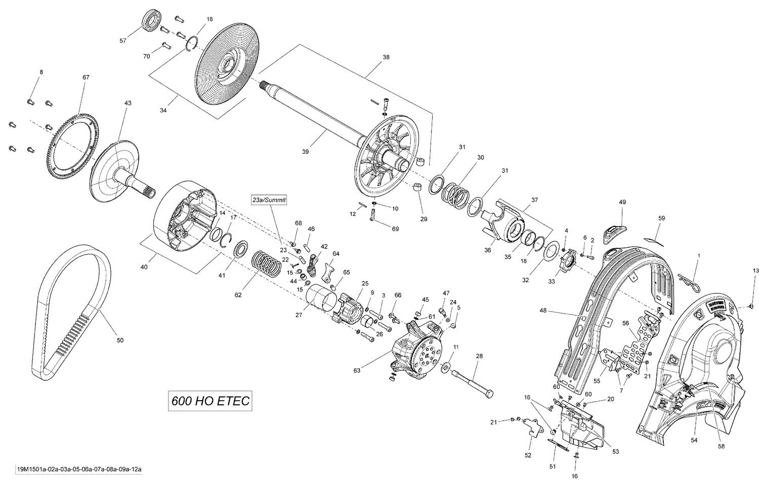 05- Pulley System 600HOETEC _19M1508a