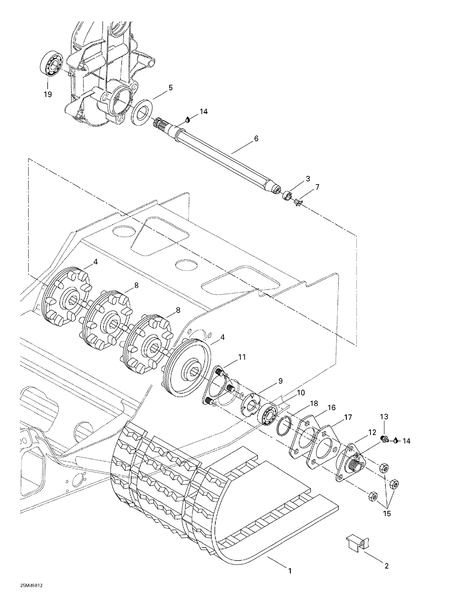 05- Drive Axle And Track