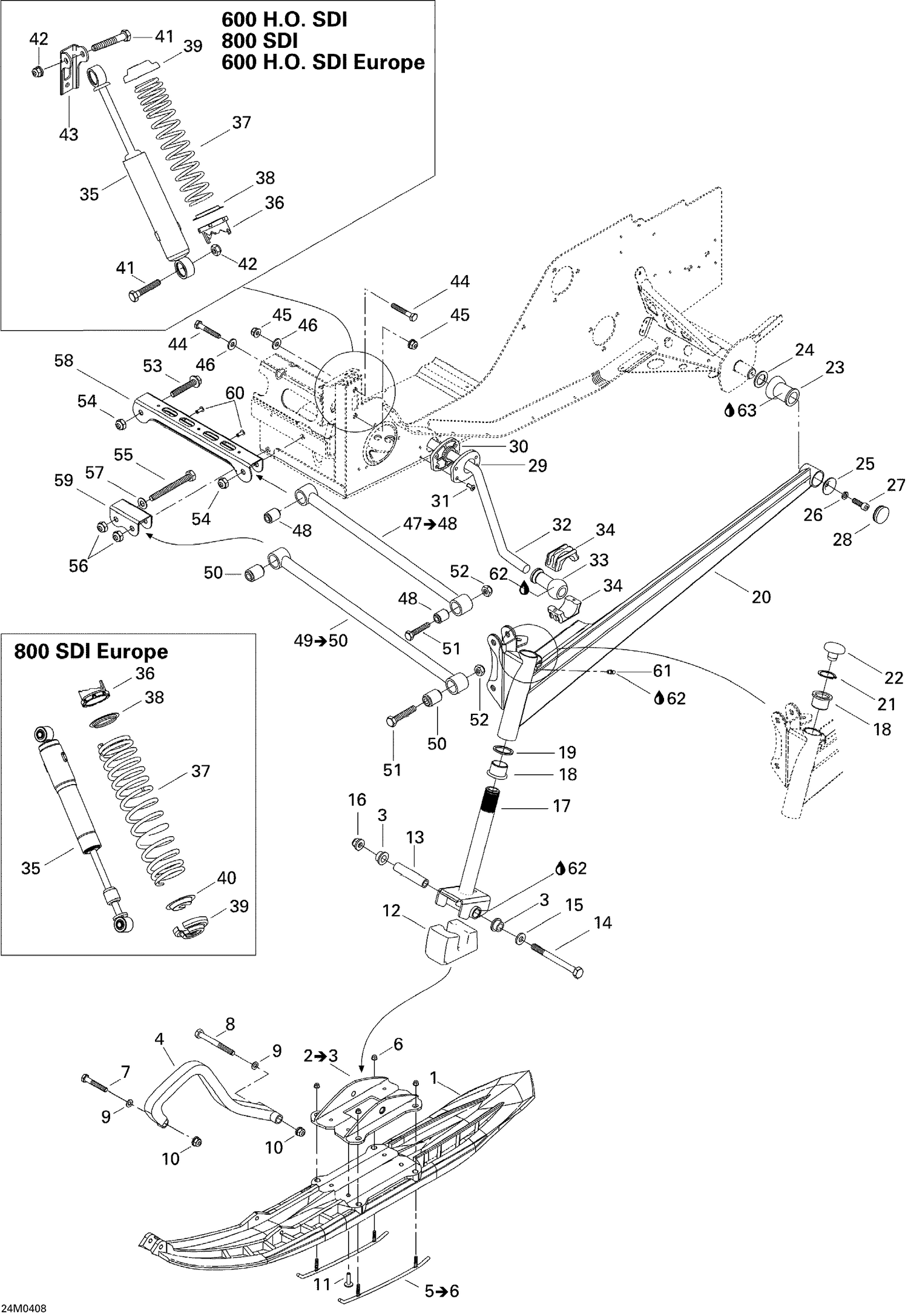 07- Front Suspension And Ski