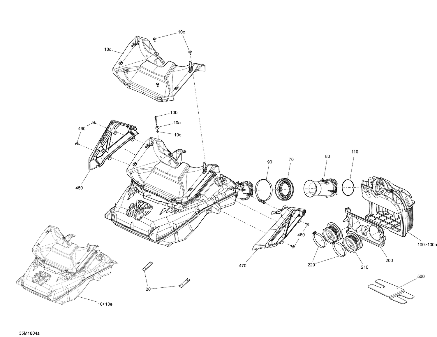 02- Air Intake - 800R E-TEC