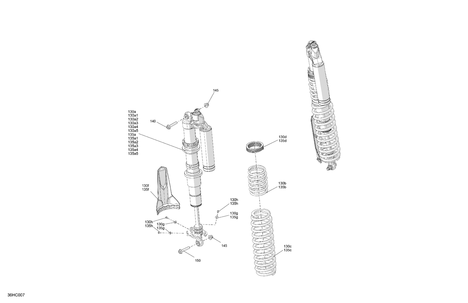 05- Suspension - Rear Shocks - 64in