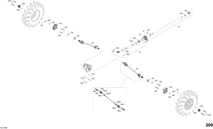 07- Front Drive - Main Parts - Turbo R - Xrc Schematic