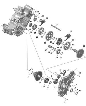 01- Rotax - Gearbox 2 - B Schematic